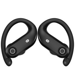 Double Microphone Noise-reduction Bluetooth Headset Level 7 Waterproof Headset Ear-mounted Base Mobile Power Supply