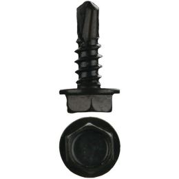 Install Bay HWHT812 1/2-Inch Hex Washer-Head Tek Screws, 500 Pack